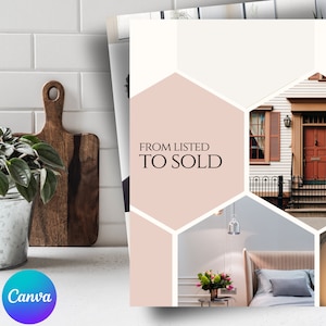Listing Presentation For Real Estate Agents, Real Estate Marketing, Home Selling Guide, Realtor Template, Agent Branding, Edit In Canva