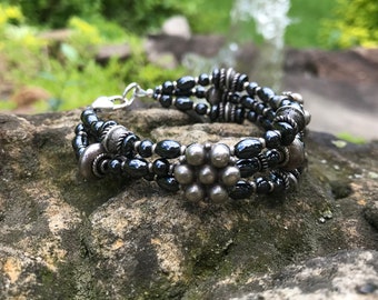 Hematite 3 Strand Bracelet