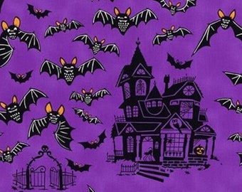 Haunted House - 2021 - Alexander Henry - Fabric by the yard - FLAT RATE SHIPPING!