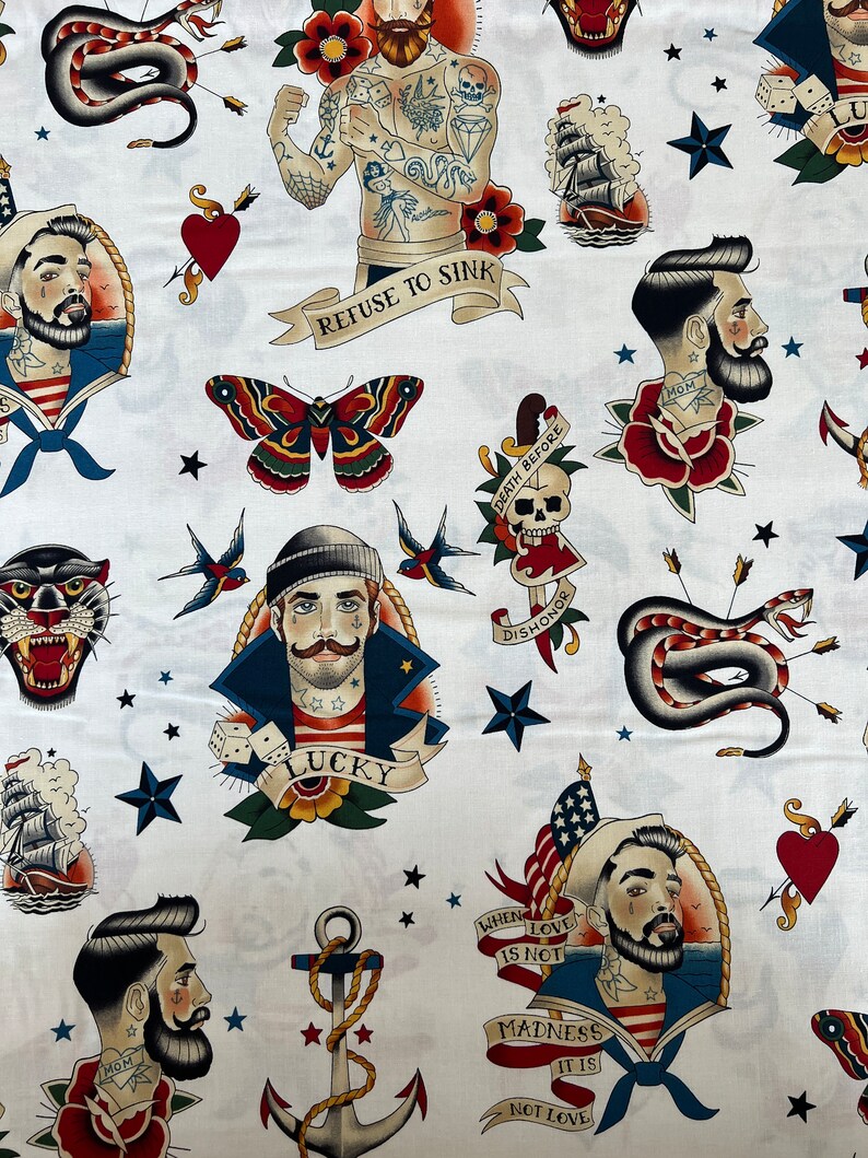 Lucky Out of Print Alexander Henry Fabric by the yard image 1