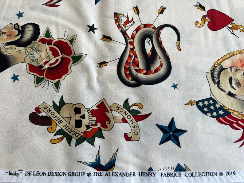 Lucky Out of Print Alexander Henry Fabric by the yard image 5