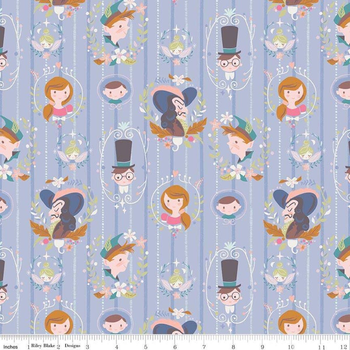 Neverland Darling Wall Periwinkle - Peter Pan - Riley ...