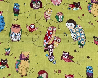 Spotted Owl - Out of Print! Alexander Henry - One yard + 12 inches