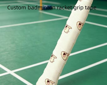 Cinta adhesiva personalizada para raquetas de bádminton / Envoltura de agarre personalizada / Sobreagarre suave y absorbente para raquetas