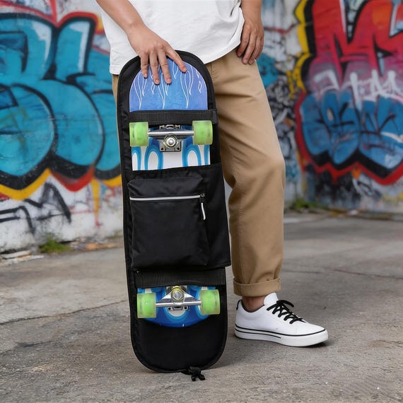 Foldable Skateboard Backpack | Fits Standard & Mini Boards - Etsy
