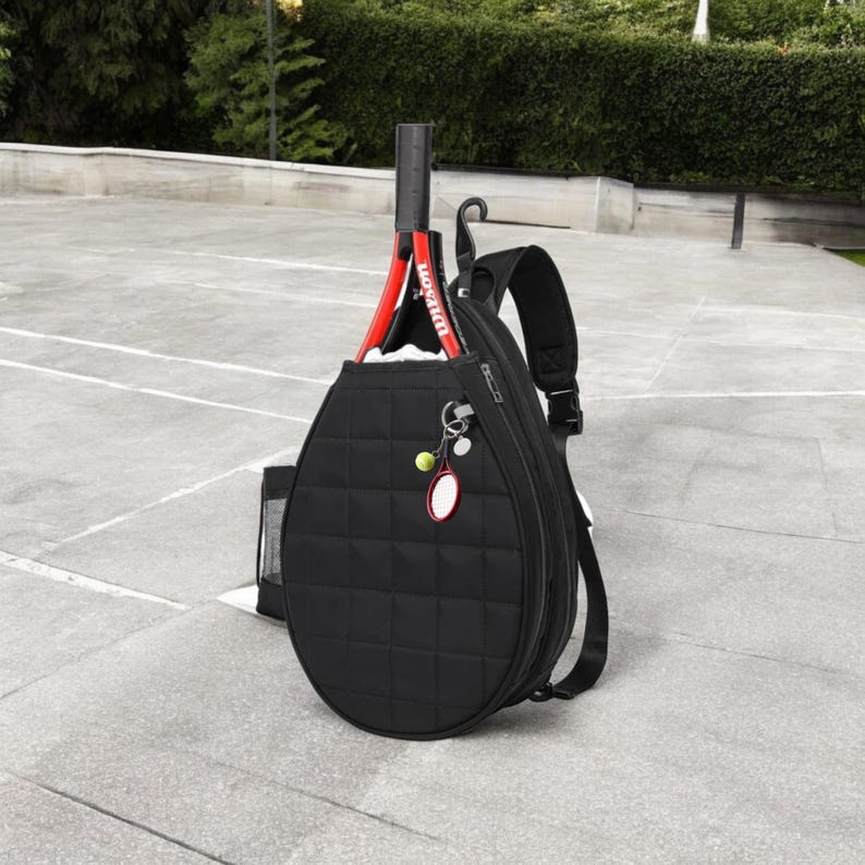 Compact Tennis Racket Backpack Personalized Tennis Racket Backpack: Multifunctional Sports Bag With ...