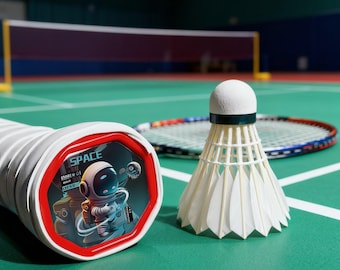 Customizable Badminton Racket Grip Cap Stickers - Personalize with Your Favorite Images