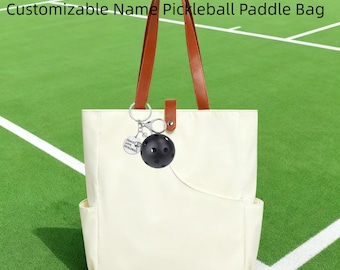 Customizable Pickleball Paddle Bag with Name Engraving