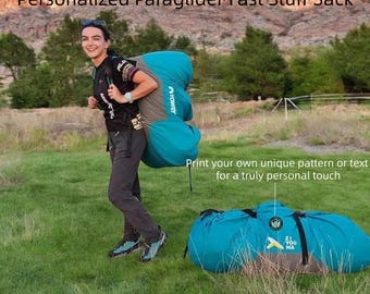 Saco de armazenamento rápido personalizado para parapente – Bolsa impermeável para guardar equipamentos de voo à vela.