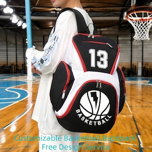 Customizable Basketball Backpack - Free Design Service