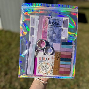 Bolsa de Biblias: Set de Regalo Cristiano, Accesorios Bíblicos, Artículos Esenciales para el Estudio de las Escrituras, Regalo de Oración para Mujeres y Adolescentes