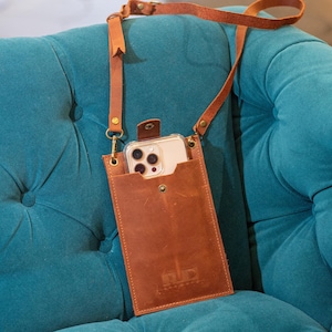 Bruine crossbodytas, smartphonetas, kaarthouder portemonnee leer, kleine crossbodytas, leren festivaltas, crossbody portemonnee portemonnee