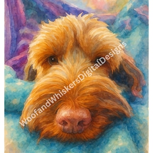 Cute Australian Labradoodle SVG PNG PDF – Dog Digital Download - Dog Clipart - Home Dog Art | Labradoodle Clip Art | Goldendoodle Design