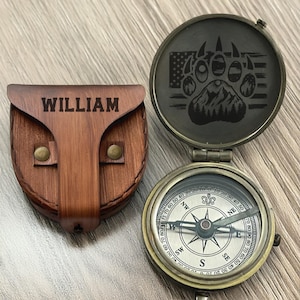 Personalisierter Vatertag Kompass, Geschenk für Papa, Geburtstagsgeschenk für Papa, Abschlussgeschenke für Männer, Geschenk für Ihn, Geschenke für Bruder