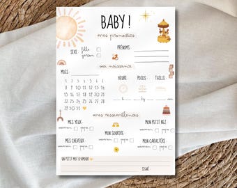 Cartões de Previsão para Bebês | Cartões de Previsão para Bebês | Nascimento | Chá de Bebê | Revelação do Sexo do Bebê