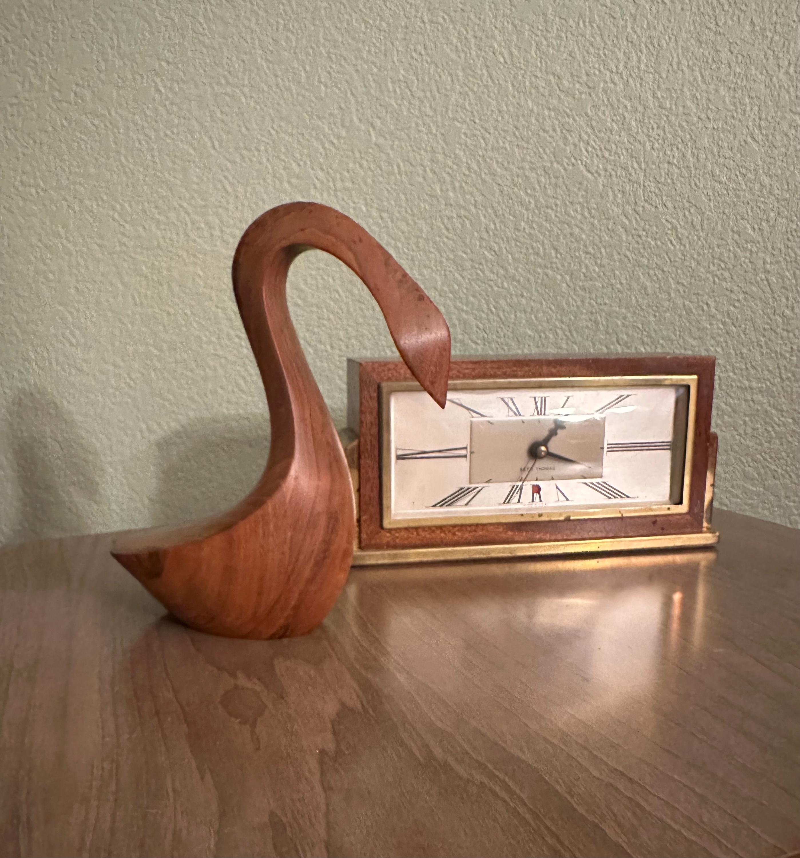 Alan Middleton 鳥の木彫 4点セット Vintage Alan Middleton Mid Century Carved Wood Swan - Etsy