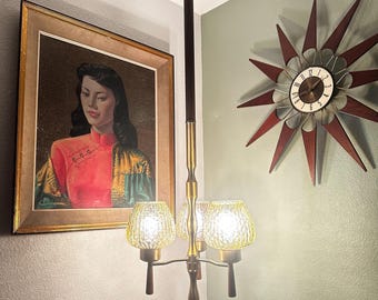 Mid Century 3-Way Tension Pole Lamp
