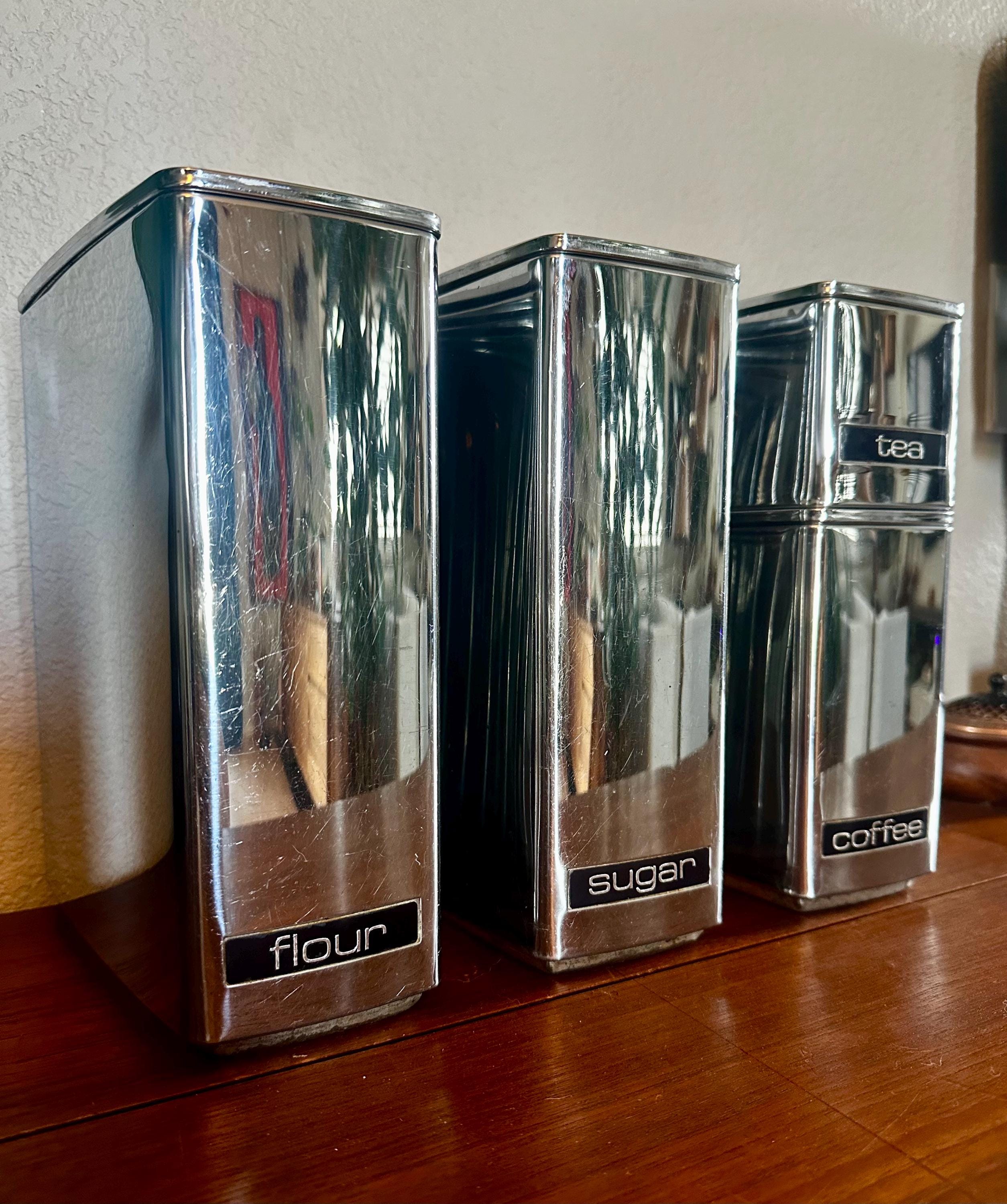 Lincoln Beautyware Canisters - Etsy