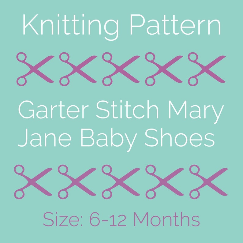 Knitting Pattern for Mary Jane Baby Shoes 6-12 months PDF Pattern Instant Download image 10