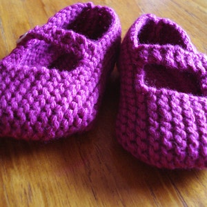 Knitting Pattern for Mary Jane Baby Shoes 12-18 Months PDF Pattern ...