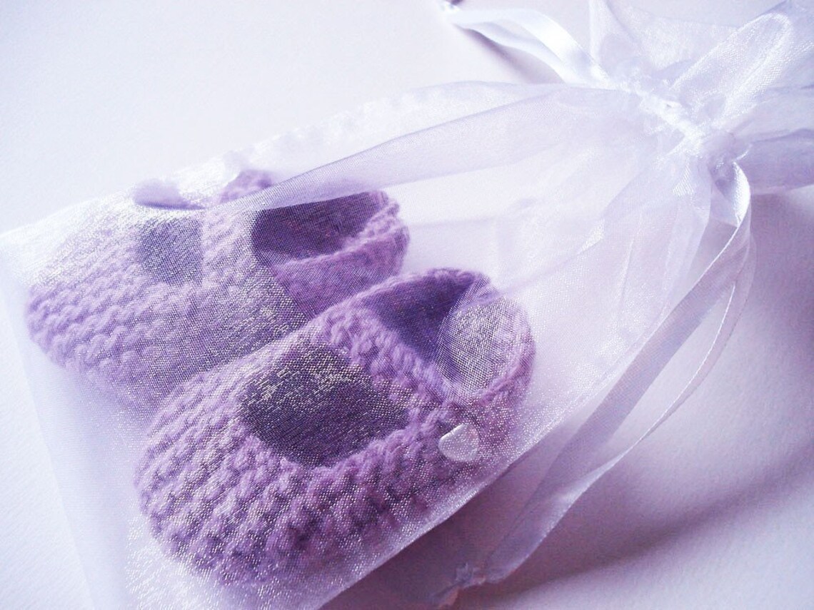 Knitting Pattern for Mary Jane Baby Shoes 36 Months PDF Pattern