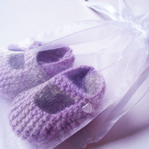 Strickmuster für Mary Janes Babyschuhe 3-6 Monate, Strickmuster, PDF Muster, sofort digitaler Download
