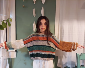 Sedona Sweater Handknitted OOAK Small Medium