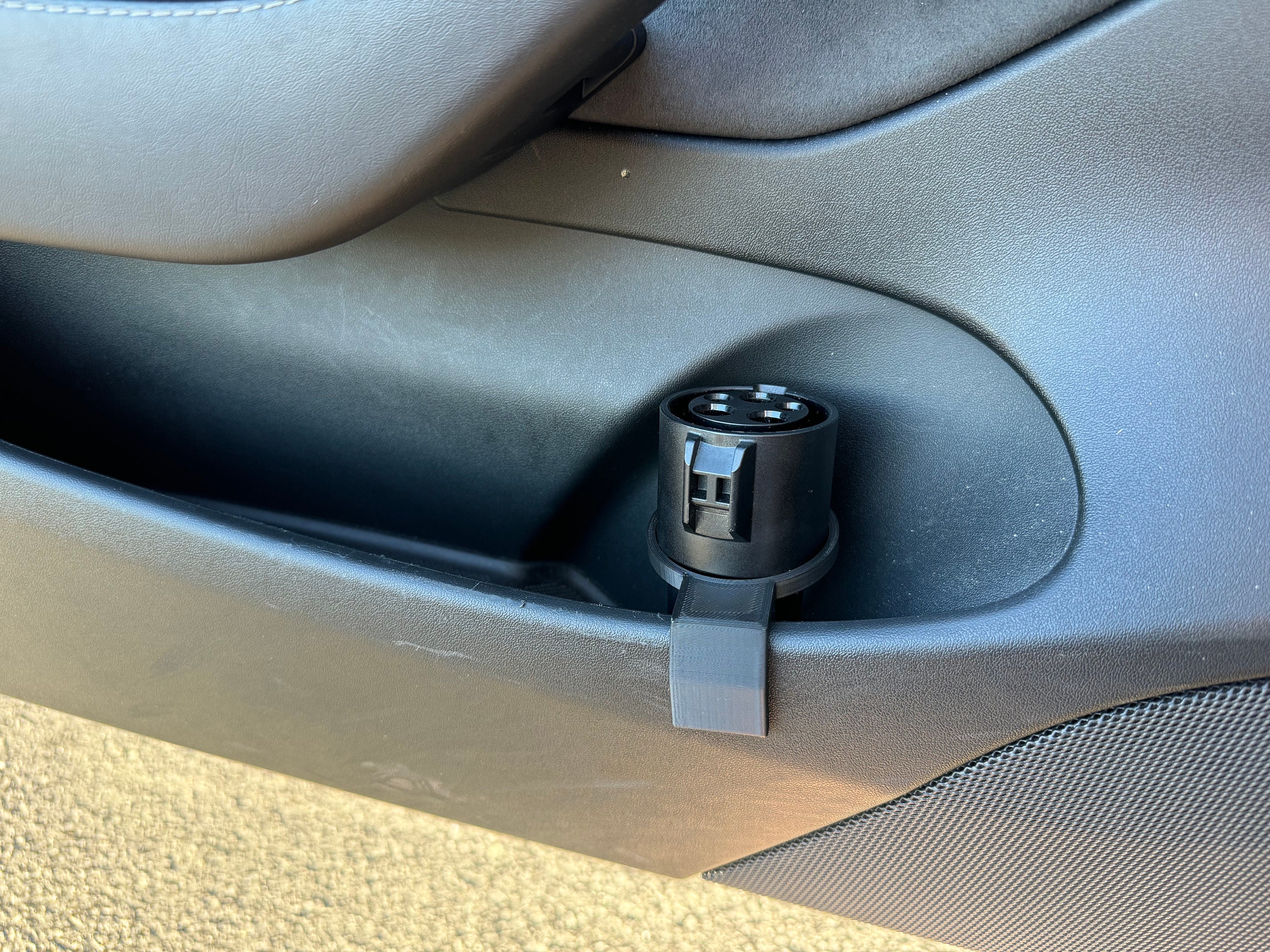 Tesla Public Charger J1772 Adapter Driver Door Holder for Tesla