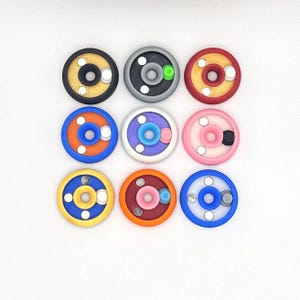 Magnetic Click-Stop Fidget Slider: Customizable Tactile Fidget Device