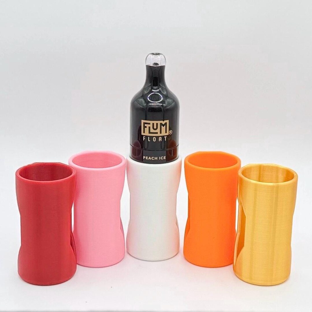 flum float rubber Vaporizer Holder | Adhesive or Magnetic Backing | Loose-fit or Tight-fit vape Refill Flavor:Cool Mint Vuse Alto Golden Tobacco
