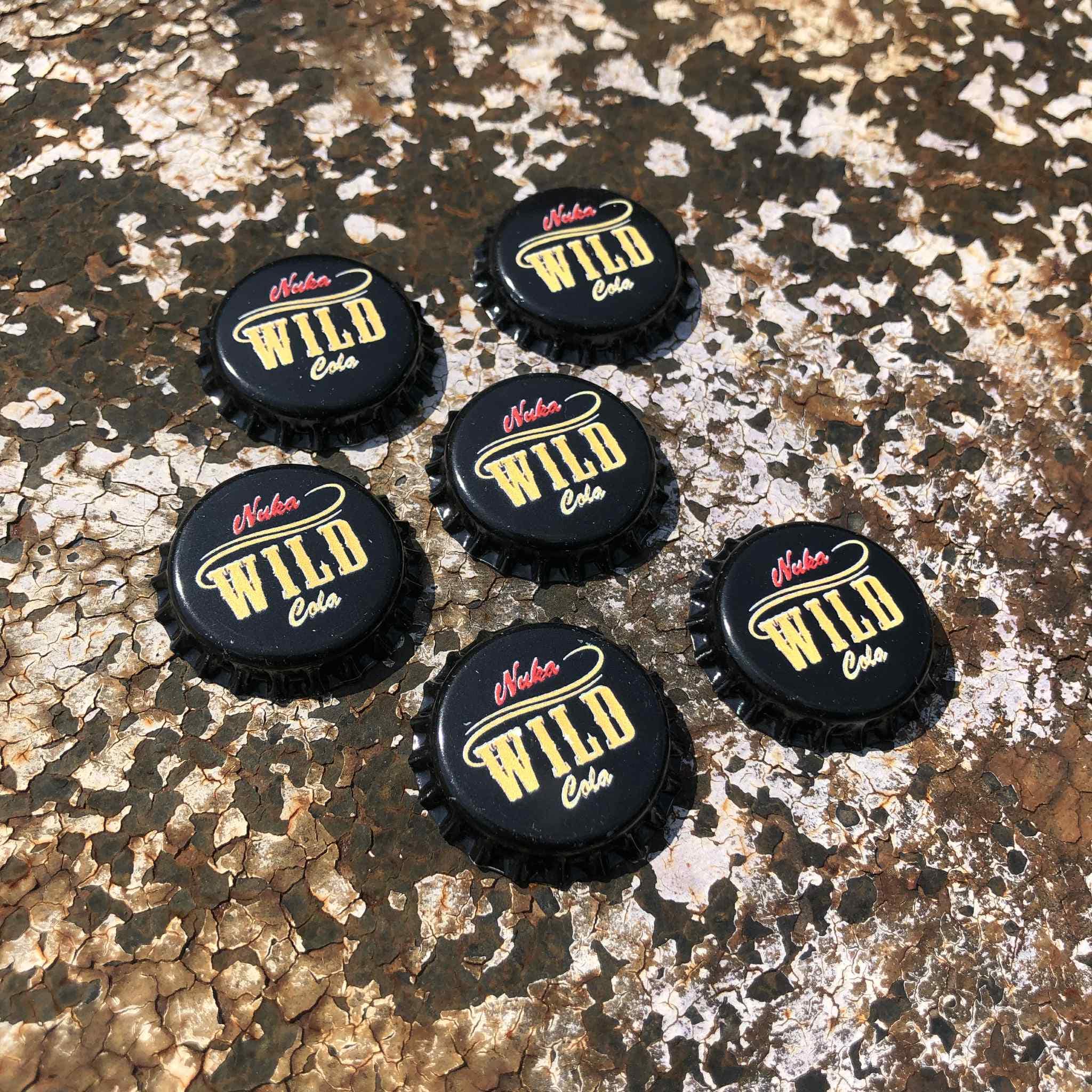 ヌカ・ワイルド ボトルキャップ 6個セット