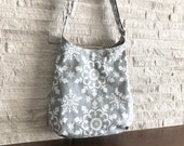 2way One Handle Hobo Bag - Snowflake Snow