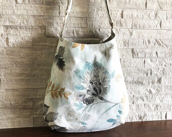 light blue hobo bag