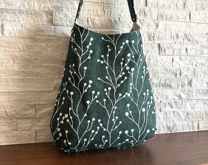HOBO BAG - LARAMIE PATCHWORK - GREEN main image 0