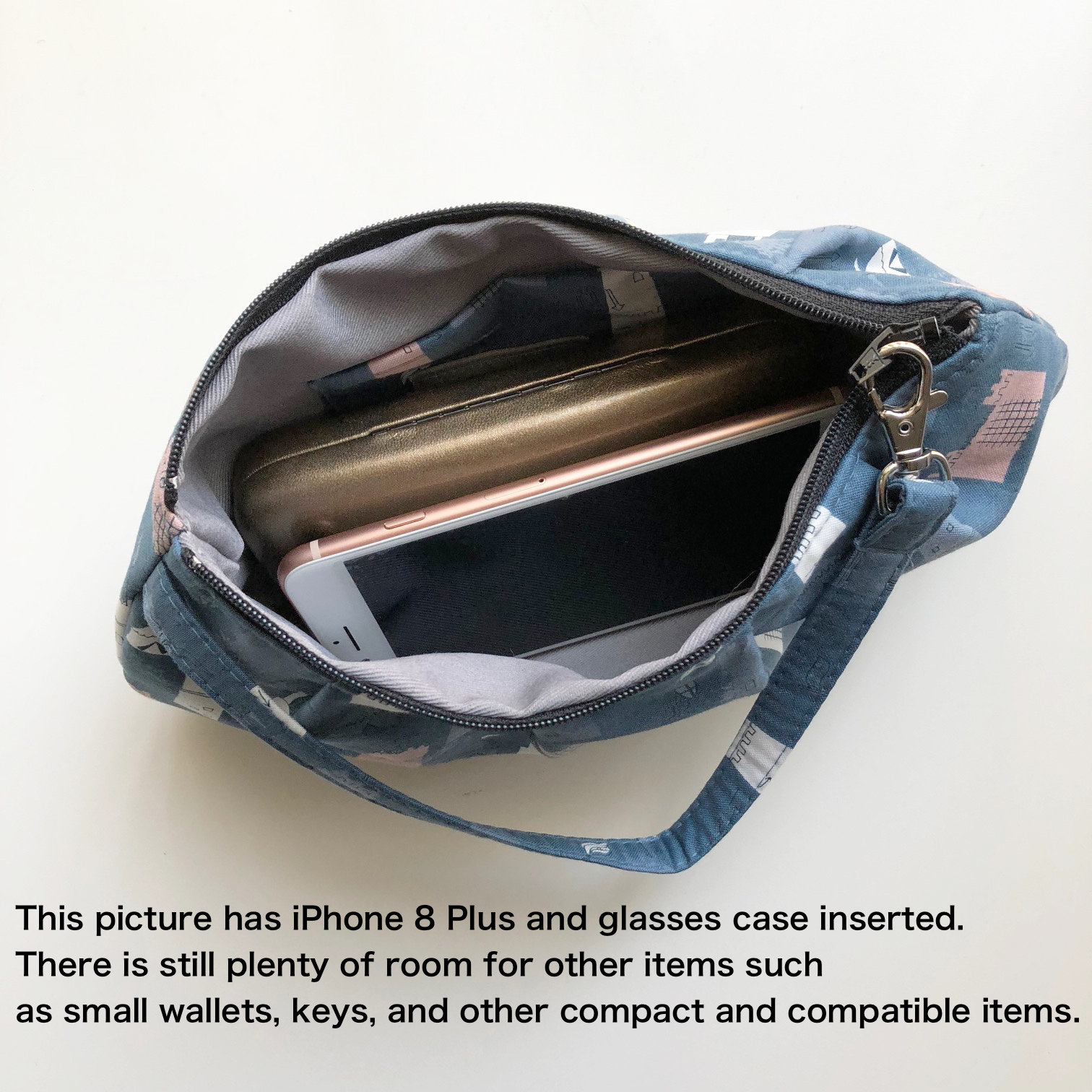 Pleated Wristlet Zipper Pouch Clutch Bridesmaid Gift Floral Etsy