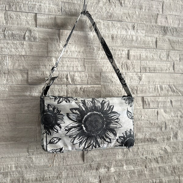 Clutch Bag - Sunflower on Wood