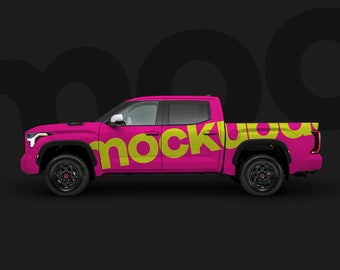 Maqueta PSD de Toyota Tundra