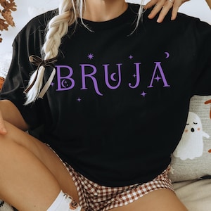 Bruja Shirt,Latina Halloween Shirt,Witchy Latina Tshirt,Spanish Witch Shirt,Brujita Tee,Mexican Latin Witch Shirt,Curandera Shirt,Bad witch