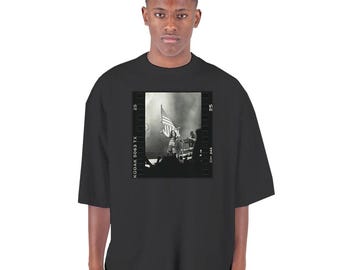 Men's Oversized Drop-Shoulder Crewneck T-Shirt | Shaka Wear SHGDD