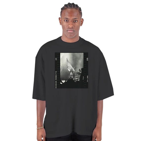 トップス everyone oversized B/Dcheck S/S shirt XL oversized-faded-t-shirt-faded-