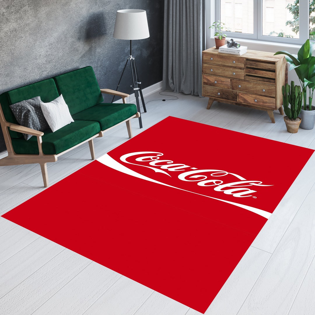 Coca Cola Round Rug Coca Cola Rug,coca Cola Design,coca Cola Bottle Rug,home Decor Rug ...
