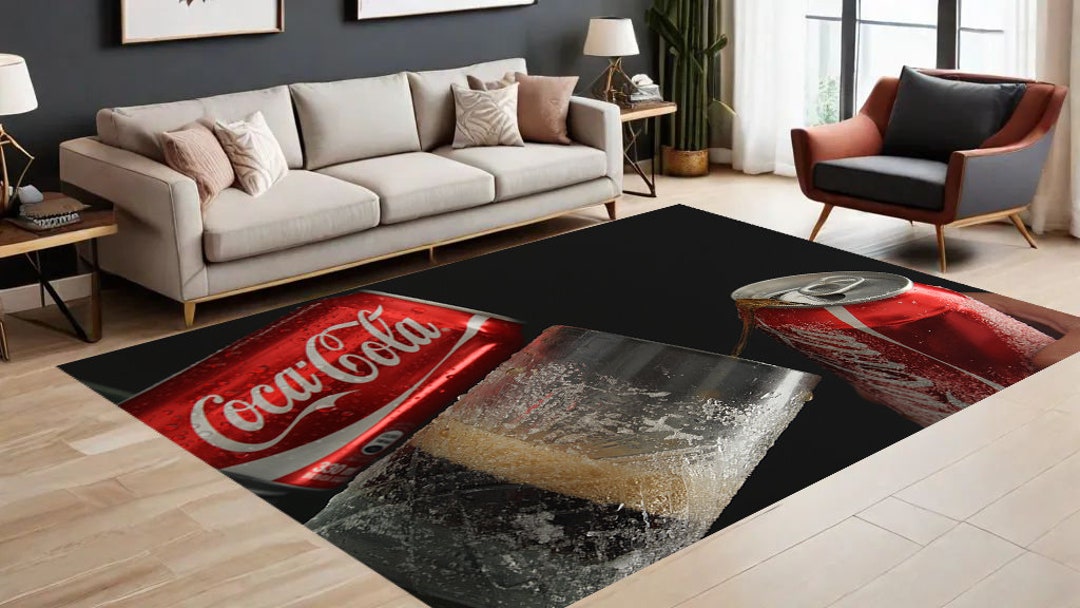 Coca Cola Rug,coca Cola Design,coca Cola Bottle,home Decor Rug,living ...