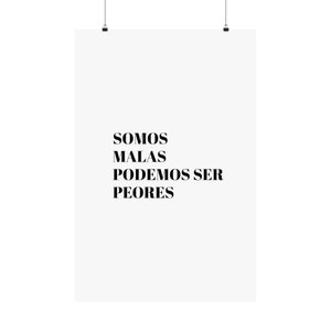 Matte Vertical Posters