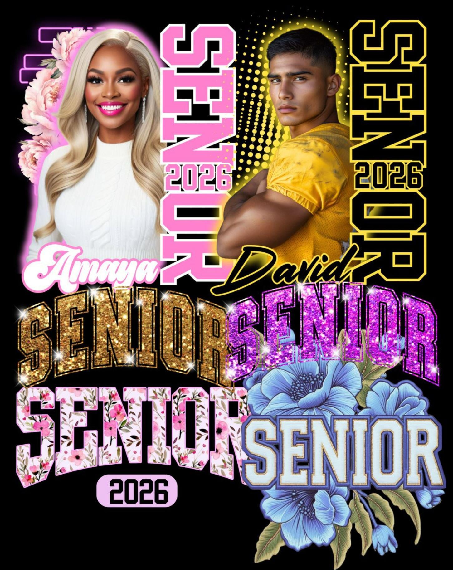 Senior 2026 Jumbo Bundle | 25 Editable Canva Templates | Graduation T ...