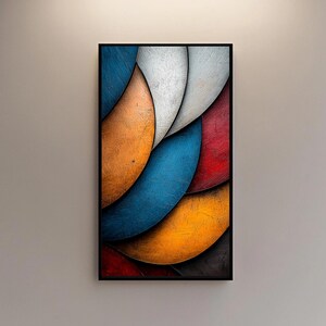 Abstract Chaos 2 Digital Art Print Ready to Frame 27x40 frameable abstract digital print instant download poster abstract download
