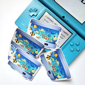 aquarium lamp | matte vinyl stickers