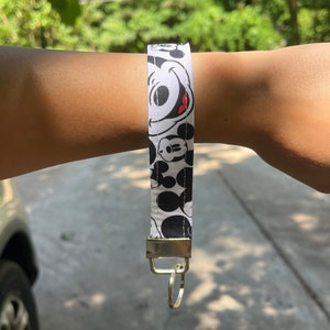 Mickey Fabric Key Fob Wristlet