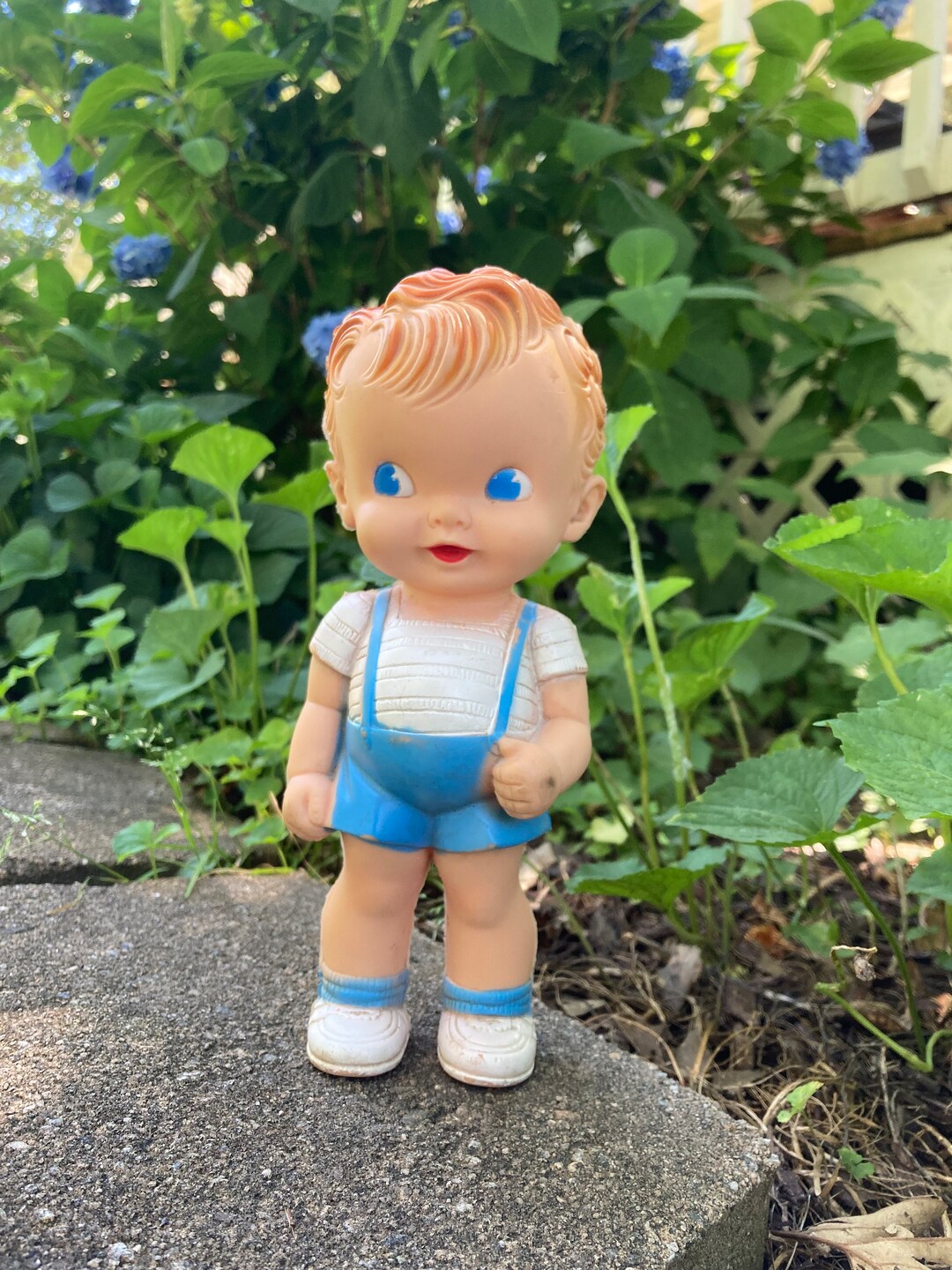 Toy Ruth Ruth E. Newton Vintage Kitschy Sun Rubber Squeaky Toy Doll 1950s Mid ...