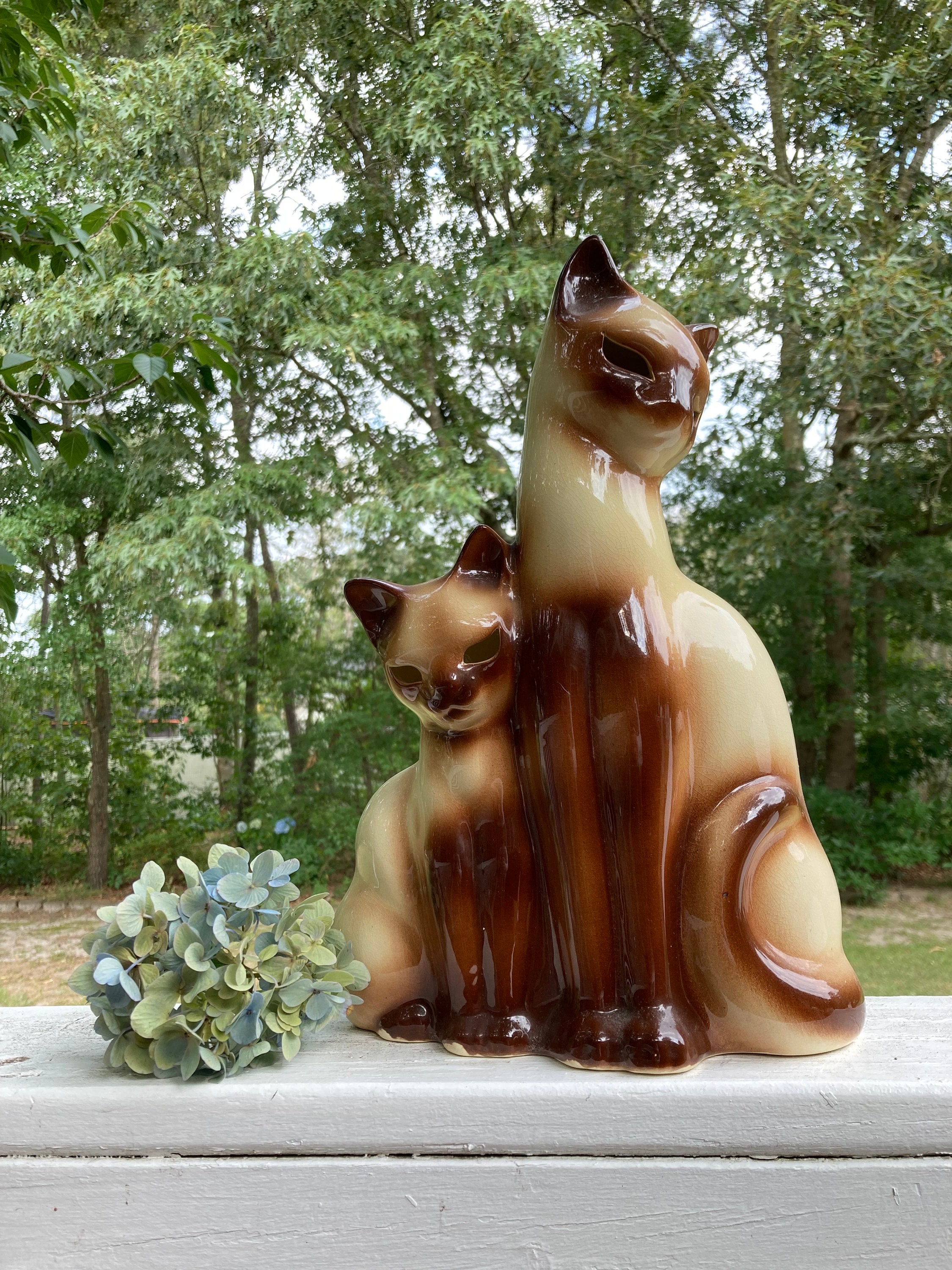 Siamese cat lamp antique sales