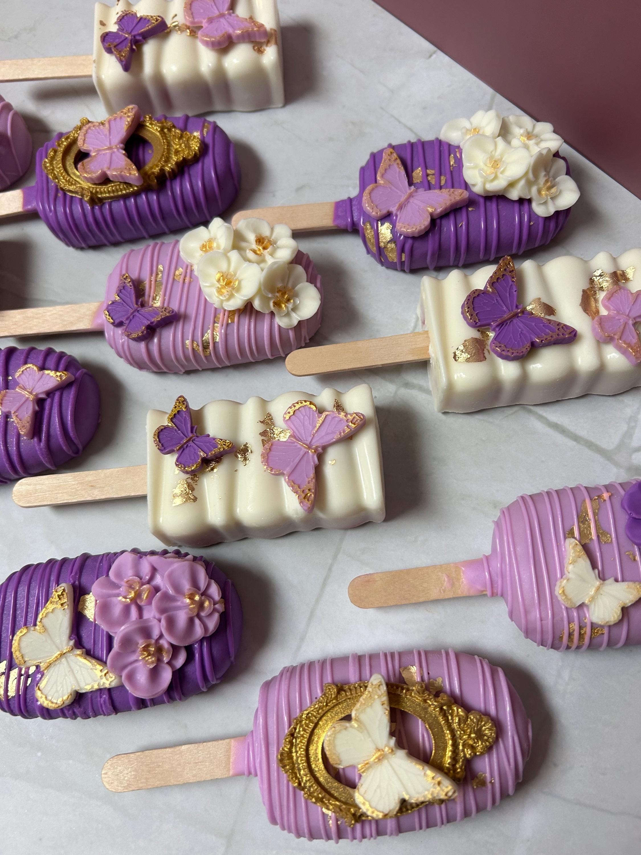 12 Butterfly Cakesicles